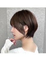 ロンドソレイユ 池袋(Lond soleil)&nbsp;ショート/ボブ/レイヤーカット/グレーベージュ/髪質改善[池袋]