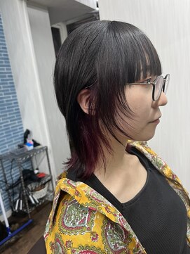 ウェグ 難波(WEG) インナーカラー/ウルフミディ