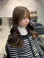リーオオサカ(Lee Osaka)&nbsp;アッシュブラウン×韓国風ヘア
