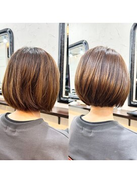 エトネ ヘアーサロン 仙台駅前(eTONe hair salon) 大人女性30代40代スタイル☆ボブ