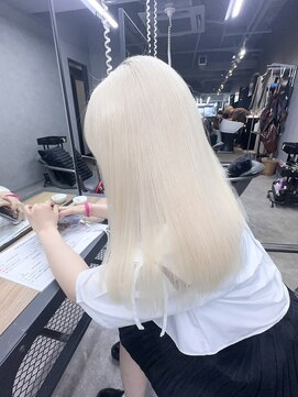 セレーネヘアーレイズ 梅田店(Selene hair Raise) ホワイト×髪質改善×ケアブリーチ