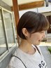 【頭皮ケア】カット+スパ(5min)￥8250→