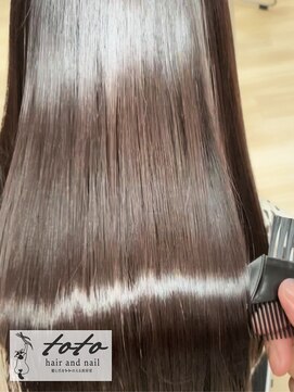 トトヘアーアンドネイル(toto hair and nail) 人気NO.1【髪質改善カラーコース】カット・メテオカラー・TR