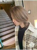 【松元担当】メンズロングスタイル×ミルクティベージュ