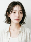 20代/モテ髪/小顔カット/薄めバング/イメチェン/大人可愛い/上田