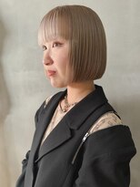 ハウ 心斎橋(how)&nbsp;20代30代大人可愛い艶感ミルクティーベージュケアブリーチ