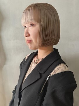 ハウ 心斎橋(how) 20代30代大人可愛い艶感ミルクティーベージュケアブリーチ