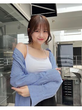 クオン 伊勢崎(QUON.) ぷつっとボブ 流れる顔周り