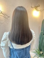 トリコ 柏(tricot) ブリーチなし　ミルクティーベージュ