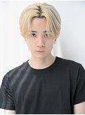 ハイトーンシースルーウルフカットセンターパート