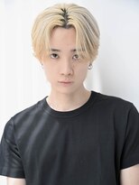 アンディ 御堂筋なんば店(ANDY)&nbsp;ハイトーンシースルーウルフカットセンターパート