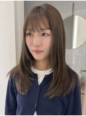 【天王寺/阿倍野】レイヤーカット×オリーブベージュ