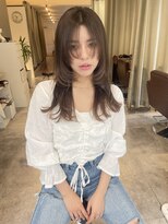 アンス 大阪梅田(ANs.)&nbsp;20代30代40代レイヤーロング美髪ストレートくすみベージュ