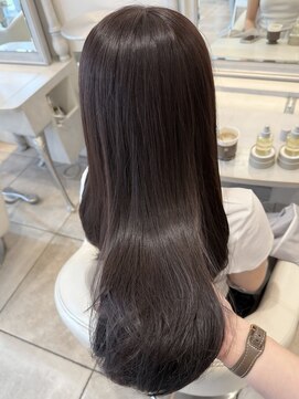 ザックラフィネ(ZACC raffine) ラベンダーブラウン/ワンカラー/レイヤーカット/ラベンダー