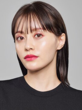 アルバム 銀座(ALBUM GINZA) 前髪カットミディアム顔周りレイヤーボブ_F0348