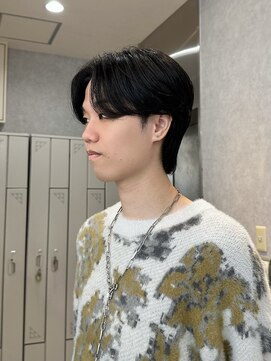 ジーナ 天神(Zina) 毛流れセンターパート(メンズカット/ダウンパーマ/ナチュラル)