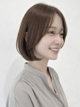 ザビー(THE B) 本八幡×ミニボブ×柔らかブラウン×肌映えカラー