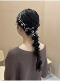 編みおろし/お呼ばれヘア