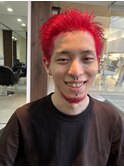 【VelisMen's】ハイパーレッドスパイキーショート