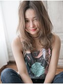 洗いざらし感×センターパート☆バカンスセミロング