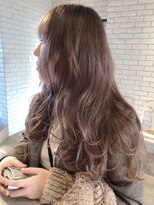 ヘーゼルラベンダー_無造作カール