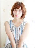 ニュアンスカールのゆるふわバルーンボブ