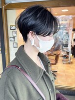 モリオフロムロンドン 原宿本店(morio from London) 【morio 原宿】ハンサムショート/ひし形/20代髪型前髪あり