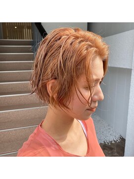 チトセ(titose) 【くせを活かしたオレンジベージュ】