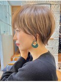 30代40代大人かわいいマッシュショート【綾瀬/北千住/亀有】