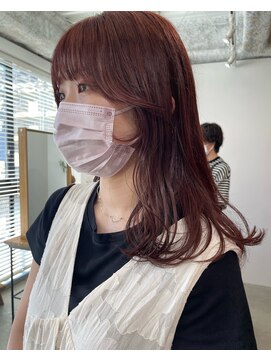 レル(lelu) bleach on Pink