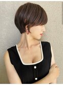 【Lond ambre】川村利幸/オシャレショート/グレージュカラー