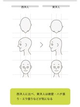 目指すのは【西洋人の骨格】