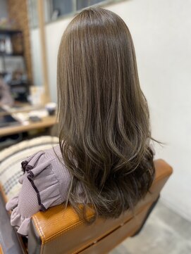トランクヘアデザイン 大宮(TRUNK hair design) ロンググレージュ