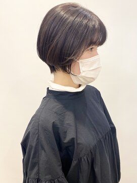 モリオフロムロンドン 松戸店(Morio from London) 【松戸 石山】大人可愛い前下がりナチュラルショートボブ