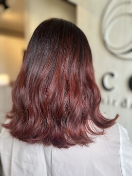 イコウヘアデザイン(icou hair design) グラデーションカラー×深みレッド
