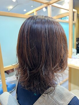 シェリール 八千代台駅(CHERIR) ミディアムボブ/ゆるふわパーマ