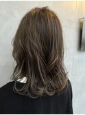 白髪ぼかし ハイライトカラー