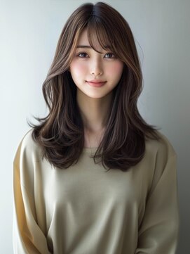 アルトリスト(Altruist Aging×HAIR&SPA) ★ダークアッシュ大人ガーリーボブ着物ミディアムレイヤーカット