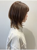 レイヤーカット、ストレートパーマ