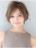 30代40代50代/小顔似合わせ大人可愛いフェザーショート