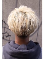 リップスヘアー 銀座(LIPPS hair)&nbsp;【ほつれ束感】ハイトーンマッシュ