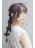 細めハイライト#韓国風巻きフィッシュボーン#刈り上げショート