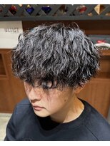 ジェットブラックキューサンロク(JET BLACK 936)&nbsp;波巻きパーマカスタム