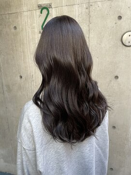 ニコフクオカヘアーメイク(NIKO Fukuoka Hair Make) 福岡天神/20代30代/カットカラー/前髪カット/オリーブ/顔周り