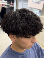 エデアンルクラ 下通(EDEAN Leclat)&nbsp;熊本 波巻きパーマ シャドウ マッシュ MEN'S HAIR