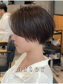 短いけどボーイッシュにならない！大人かわいいマッシュショート