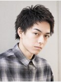 ツイストスパイラルパーマ波巻きパーマスパイキーショート原宿