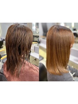 何度でも通いたくなる満足度の高い仕上がりに◎髪質改善メニューで悩みを解決してくれる、実力派サロン♪