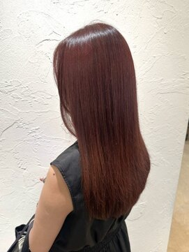 グラマラス GLAMOROUS チェリーレッド×ロング