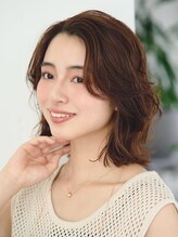 ルクスドレ 新宿(Luxe doree') ★ぱっつんボブ/顔まわり/菱形ボブ/ココアベージュ[新宿]